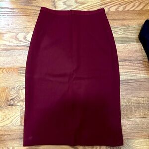 Deep red Dolce & Gabbana pencil skirt